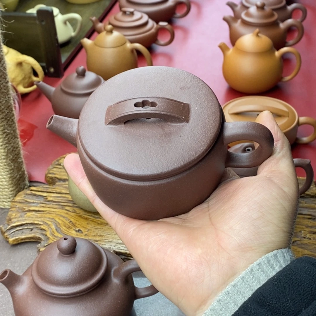 茶壶紫砂紫砂汉瓦