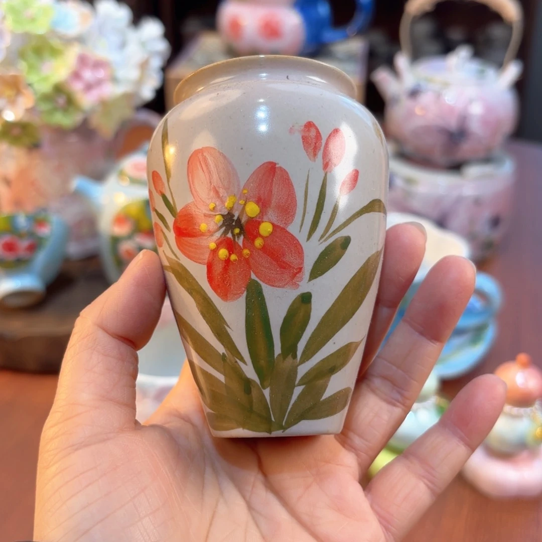 景德镇手绘高温釉下彩陶瓷茶具