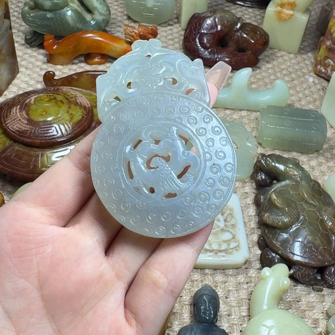吊坠白玉菩提挂件