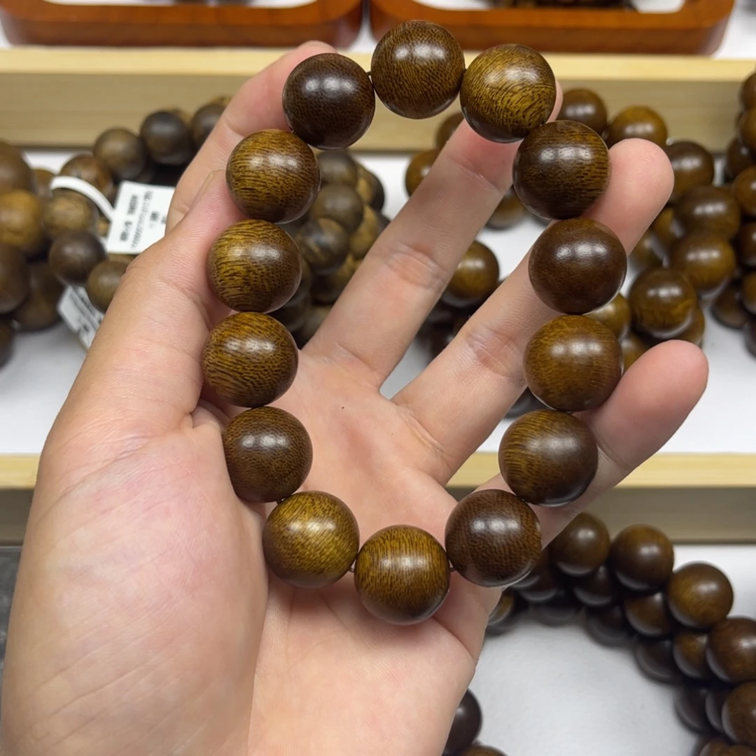 晨***0沉香手串越南芽庄黄棋楠1.6