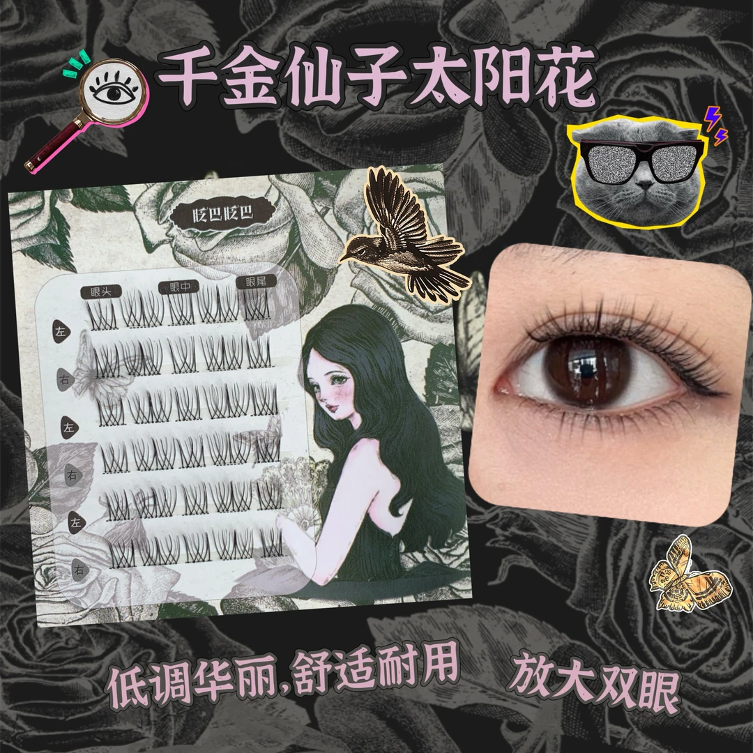 手勒分段千金仙子太阳花｜低调华丽，放大双眼，懒人新手