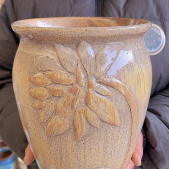 紫砂花盆高25口20————