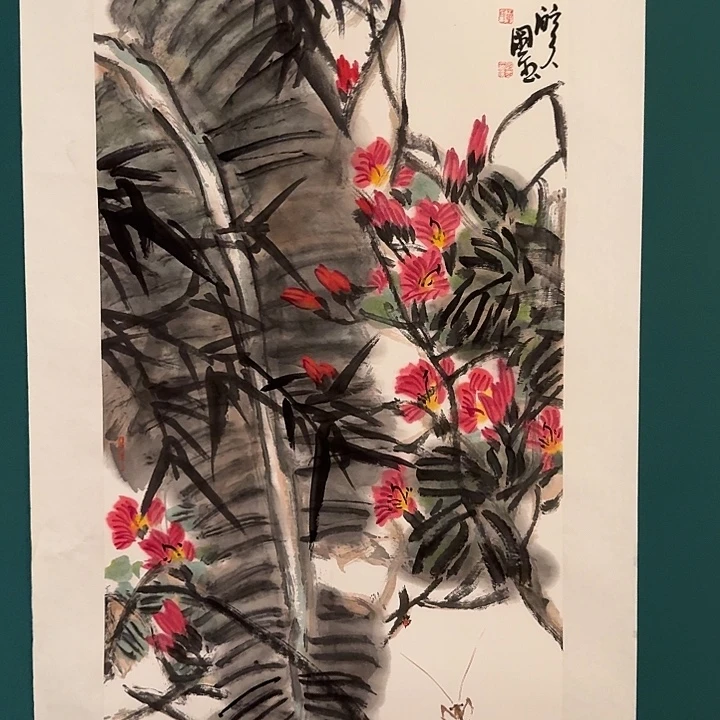 国画单老师作品画作