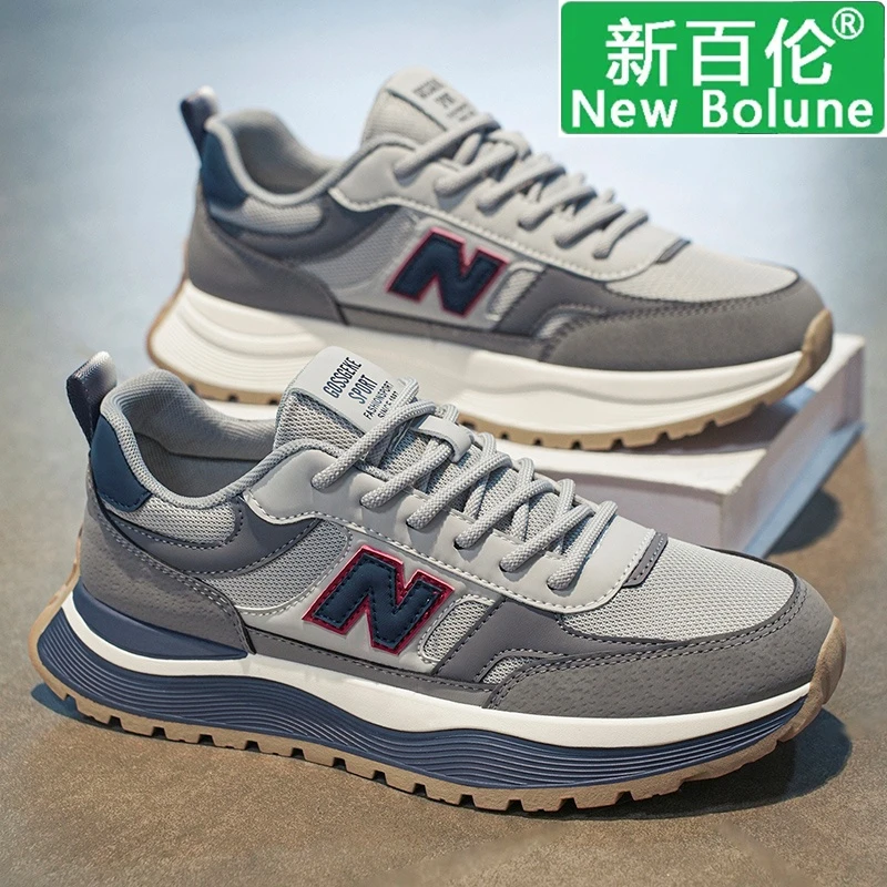 新百伦官方正品男鞋秋冬季2025新款阿甘运动鞋男士轻便休闲跑步鞋