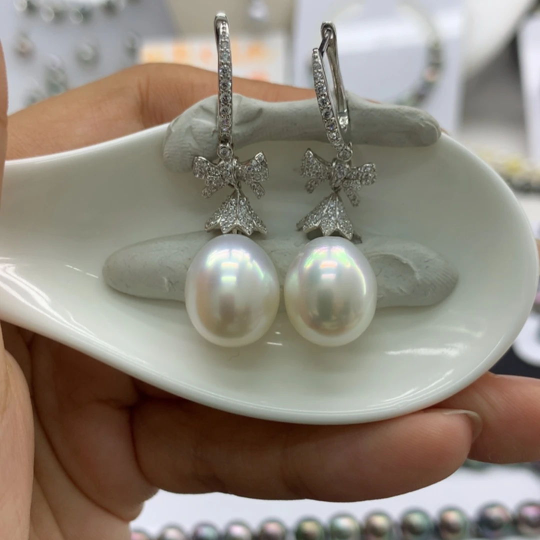 海水珍珠裸珠12+澳白对珠