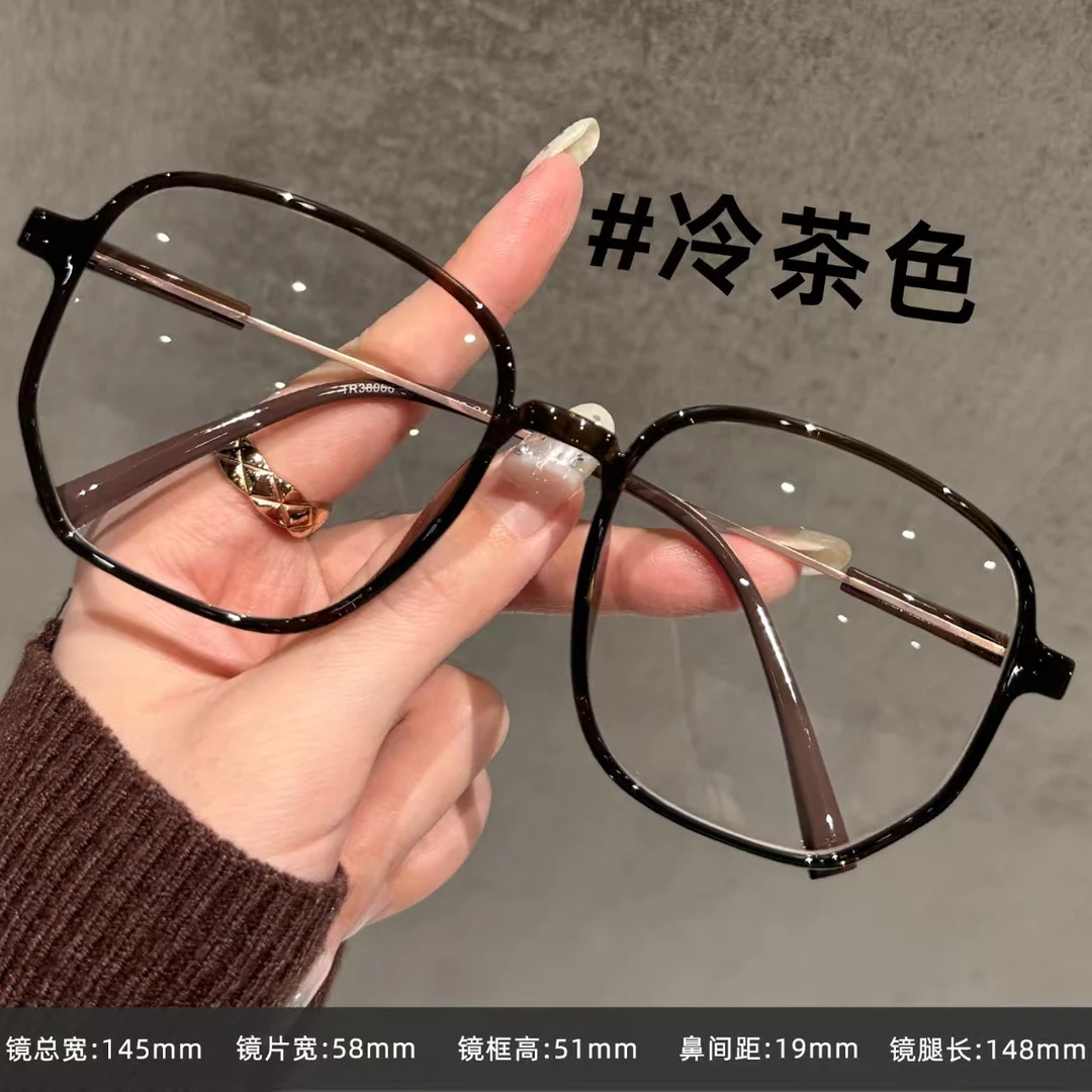 新款时尚近视眼镜女韩版潮专业可配有度数防蓝光素颜圆脸眼睛镜框