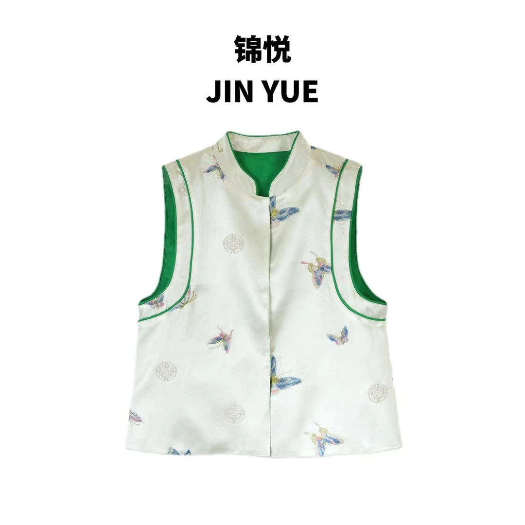 （春季新款）新中式气质百搭设计师款马甲Q3010