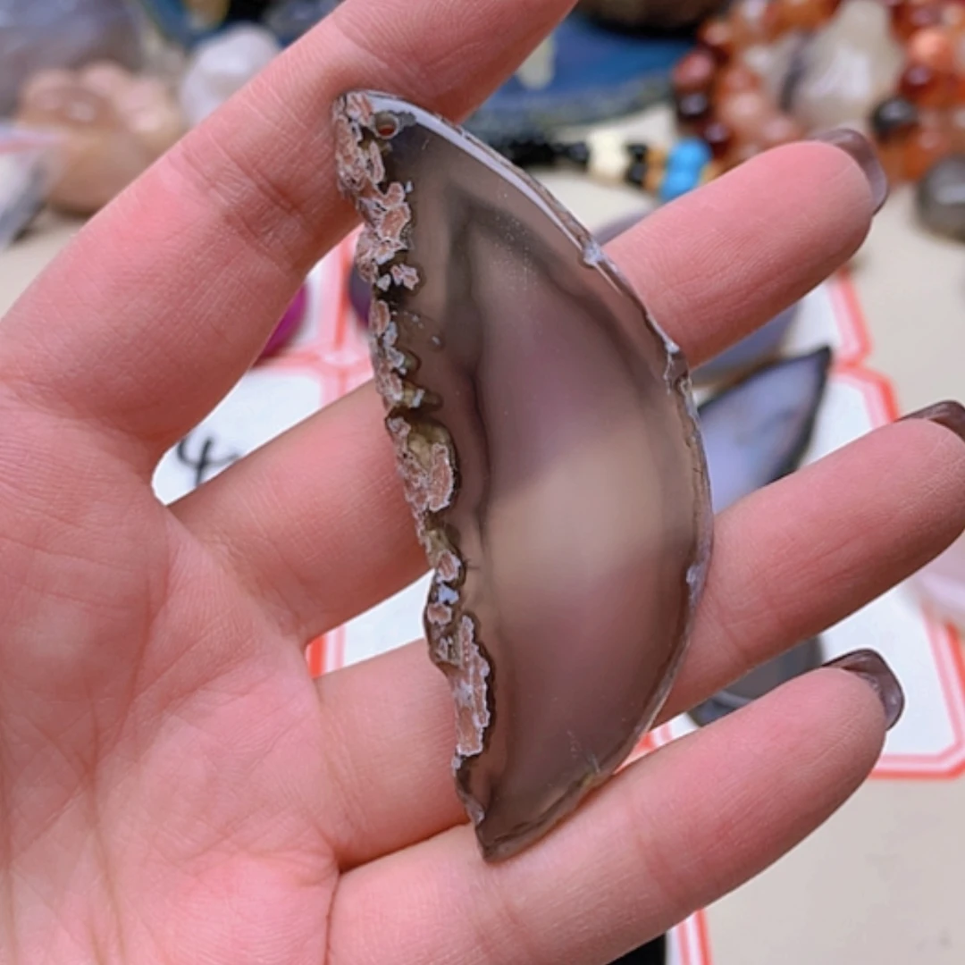 【闪购商品】未镶嵌玛瑙/玉髓珠宝半成品空*