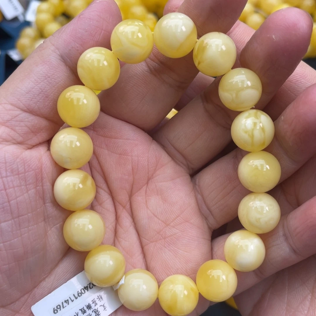 琥珀裸石未镶嵌琥珀蜜蜡12m m