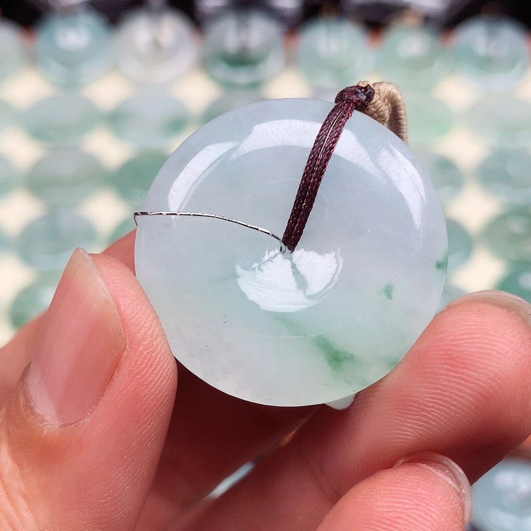 颈饰未镶嵌翡翠30.8-5.8mm