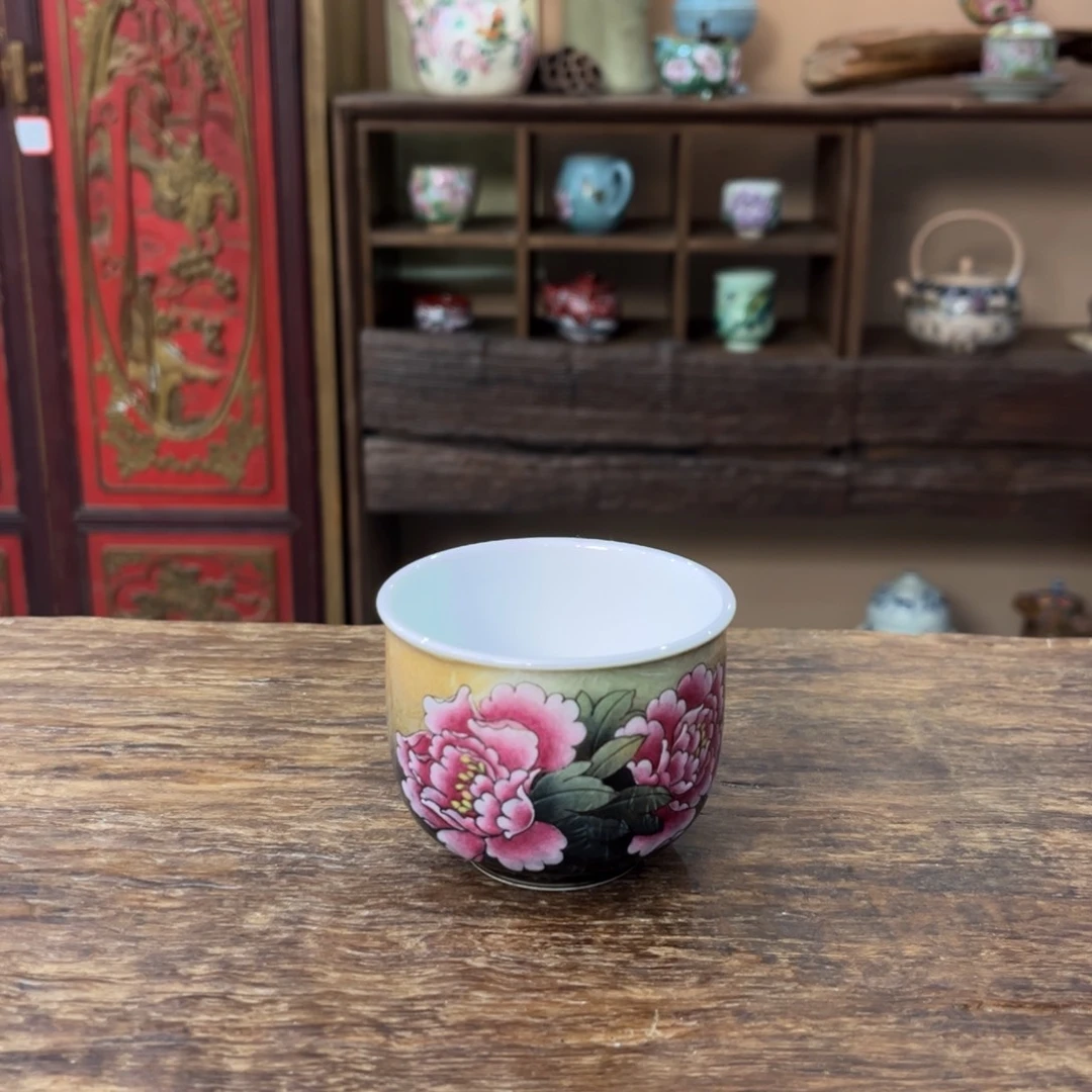 柴烧手工手绘陶瓷