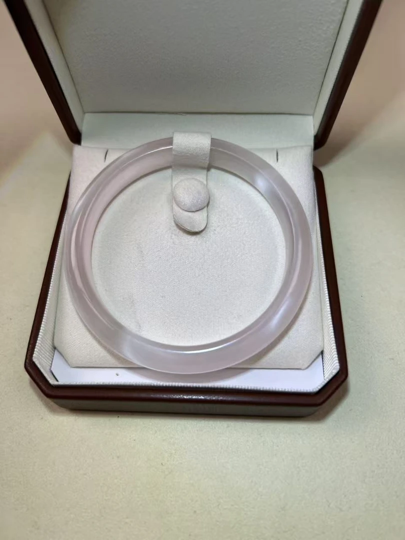 非金属玻璃手镯 钱多多多饰品 高水冰白色精美气质手镯DSJ-129