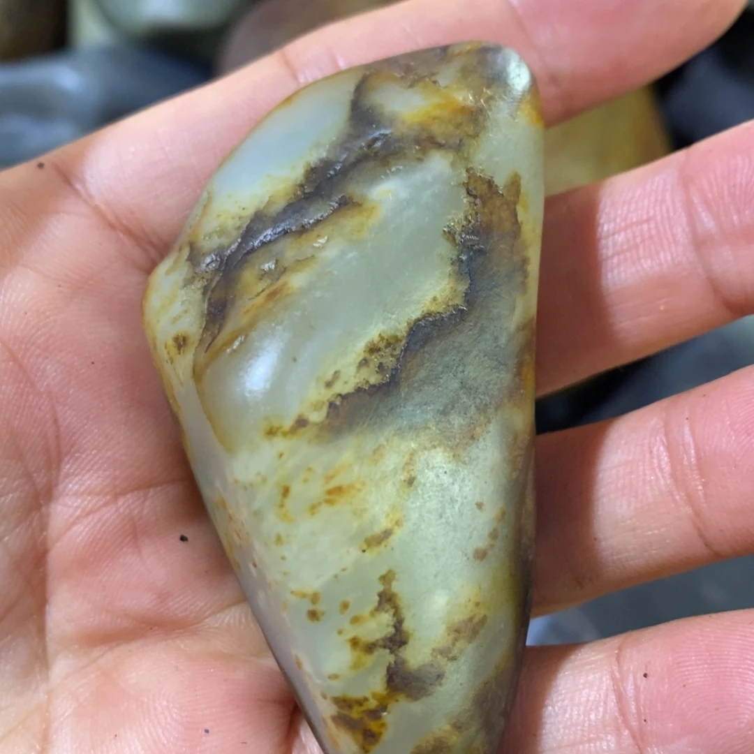 和田玉未镶嵌挂件26