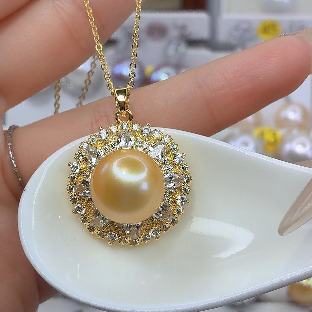 合金颈饰淡水珍珠F