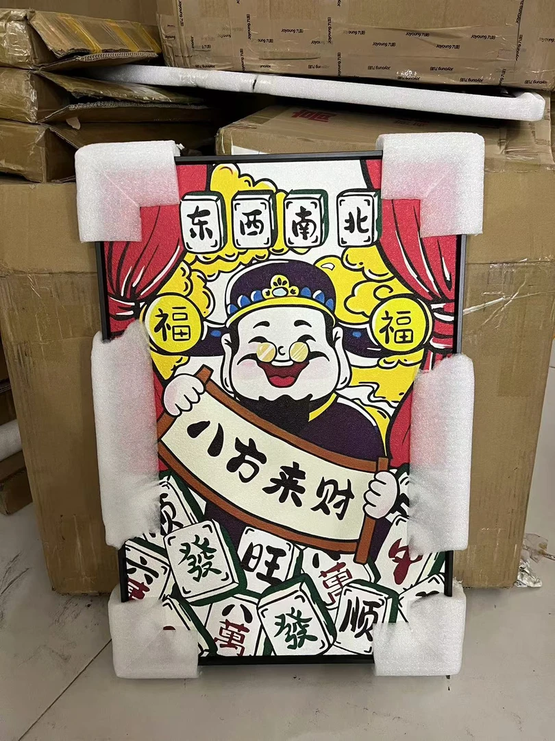 抽象风格专用栏挂画餐厅斗柜4060