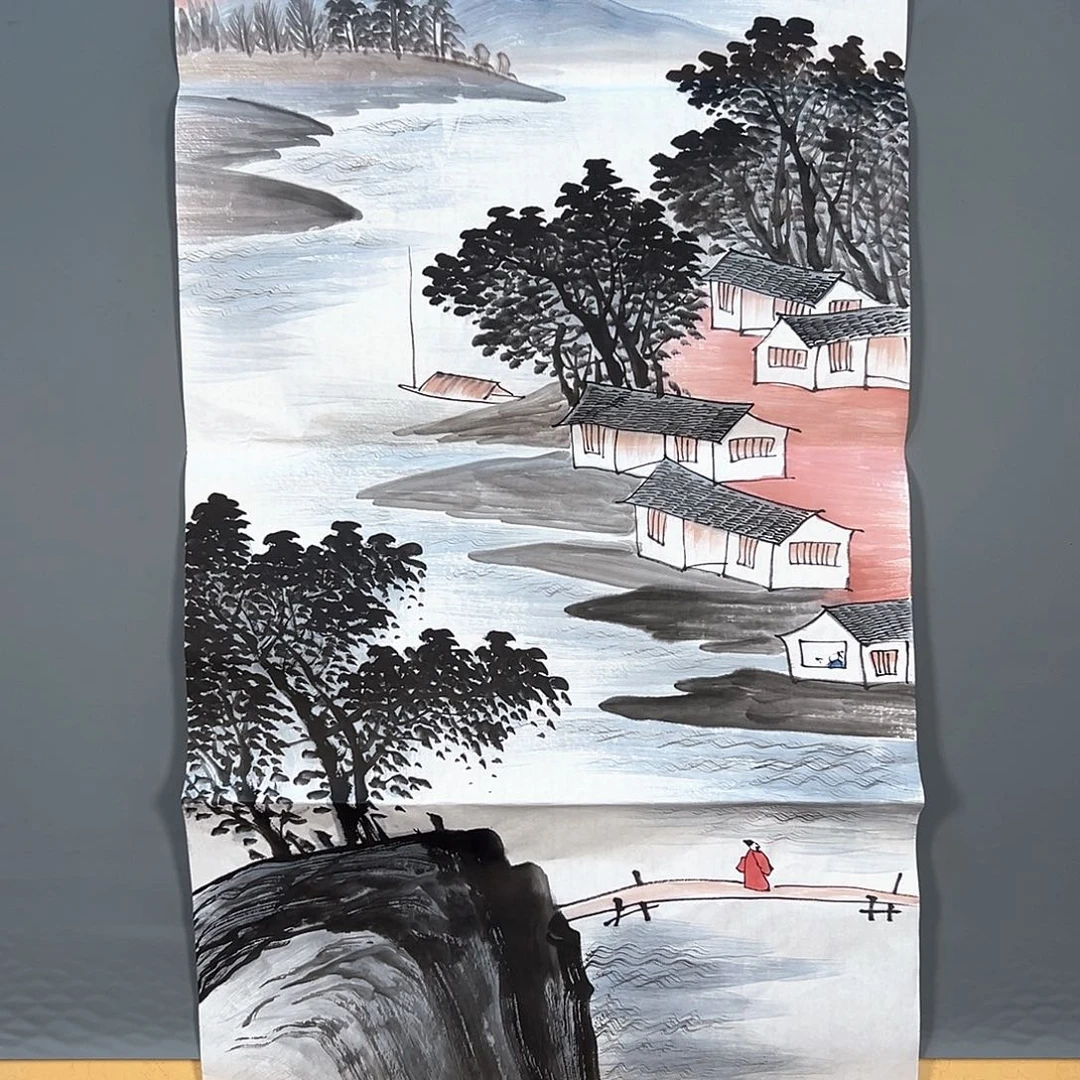 国画931 花鸟和蝴蝶在这里生活