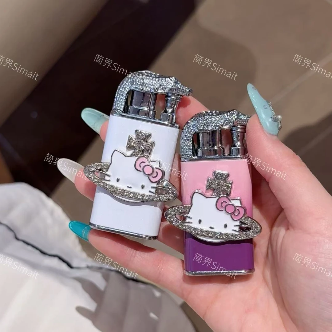 【简界品牌正品保障原创手作】凯蒂猫精致蝴蝶轻奢打火机送女友礼物