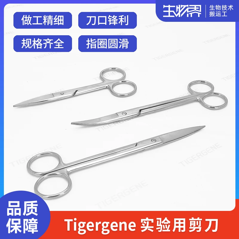 Tigergene不锈钢剪刀弯头直头