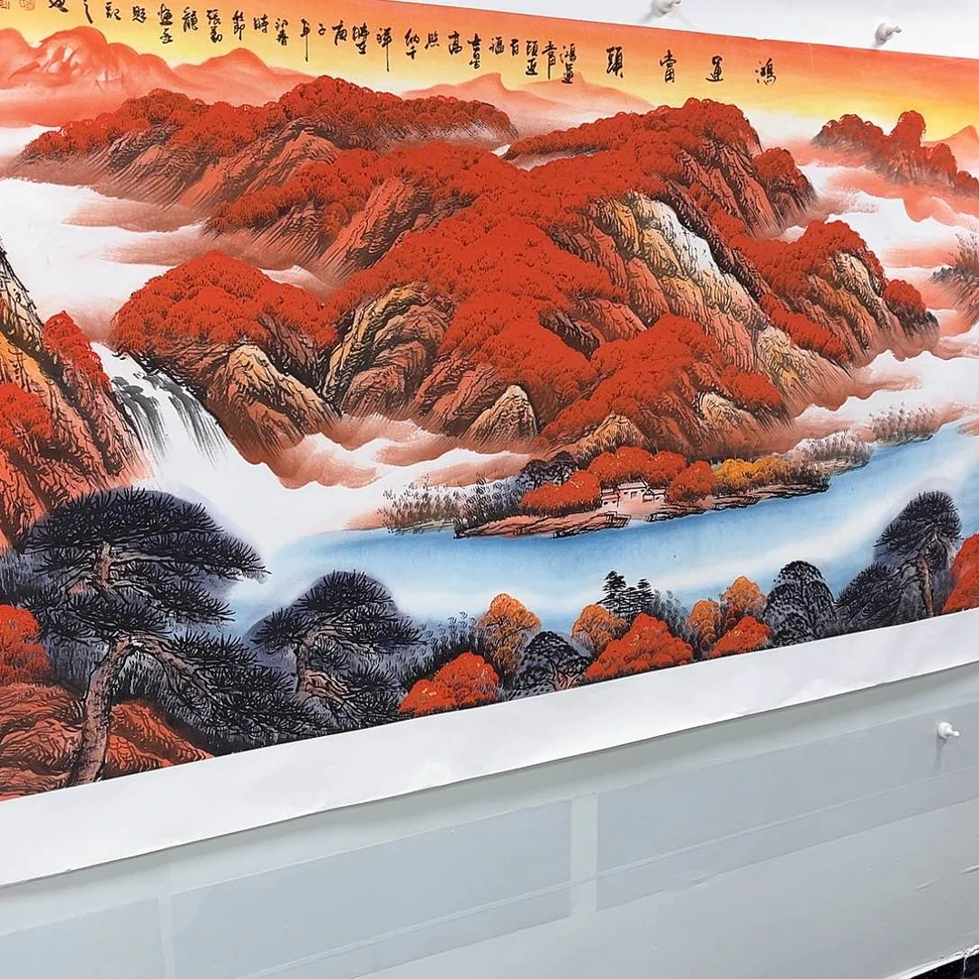 国画国画作品宣纸纯手绘