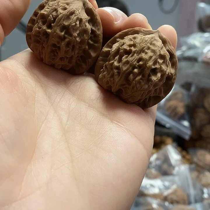 把件文玩核桃36赤灵子油小众