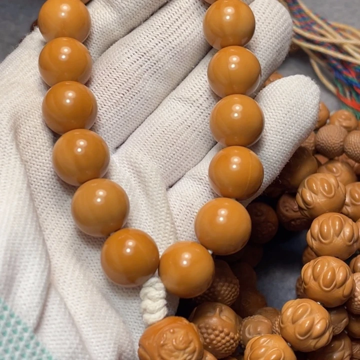 猴头核桃手串A****?光珠