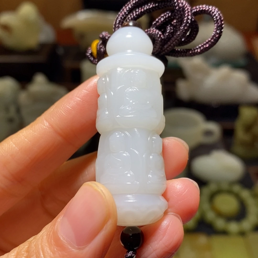 和田玉挂件未镶嵌奇***锵