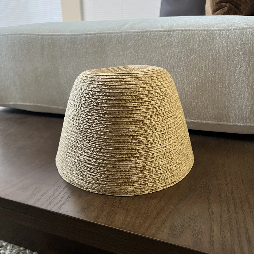 既是JISHI夏季【水桶帽编织】显脸小