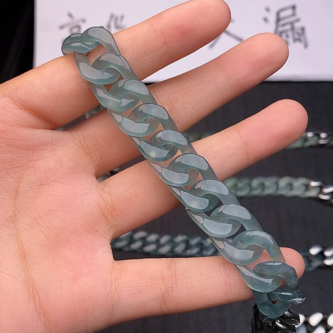 海***。翡翠未镶嵌手链翡翠