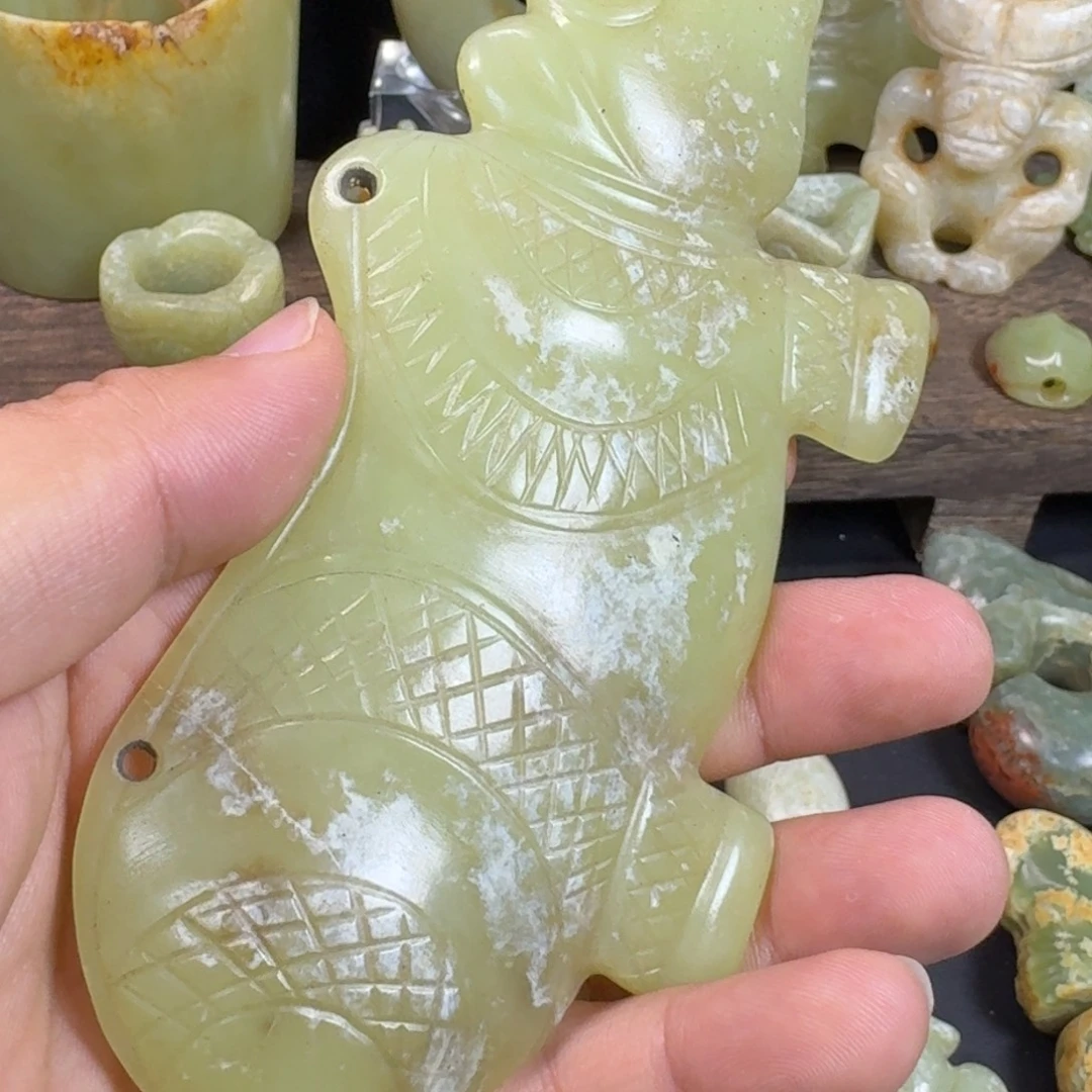 大***针玉玉摆件猪笼猪笼型件