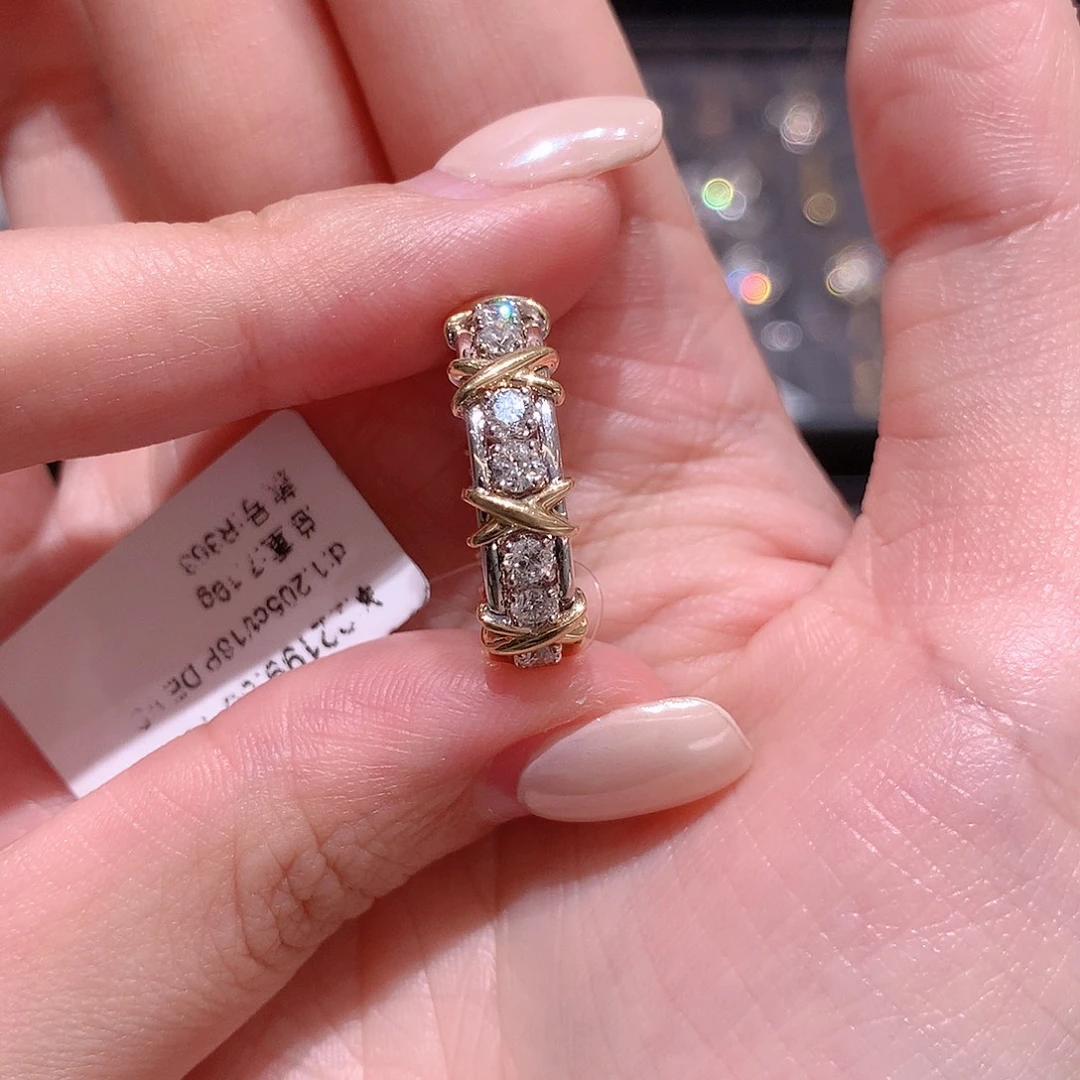 迷***1合成钻石18K金镶嵌16