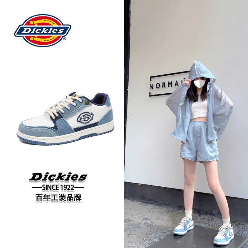 Dickies板鞋秋季潮鞋防滑运动鞋百搭男士休闲鞋子透气男鞋潮低帮