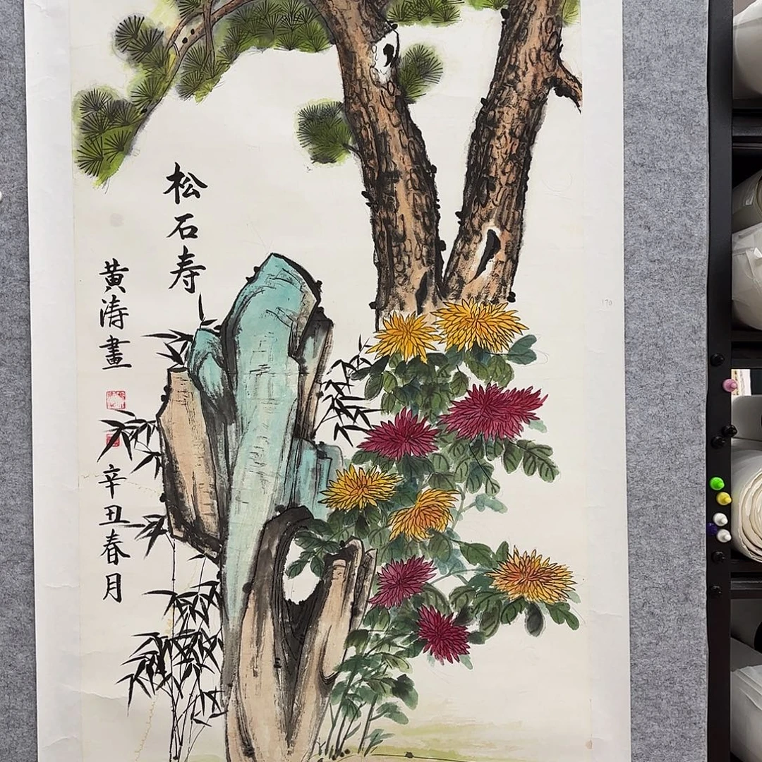 国画花鸟等图案的图案和