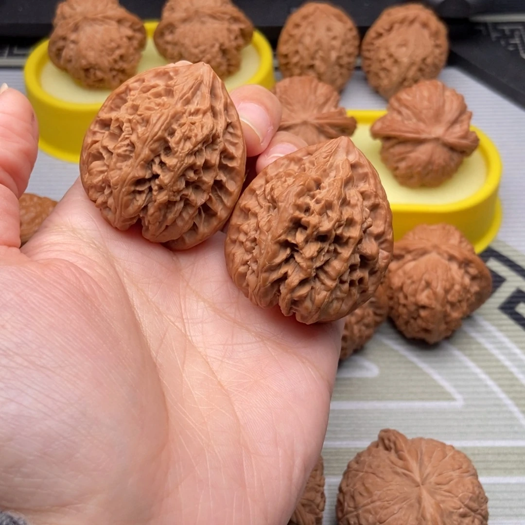 把件文玩核桃40全品野牛