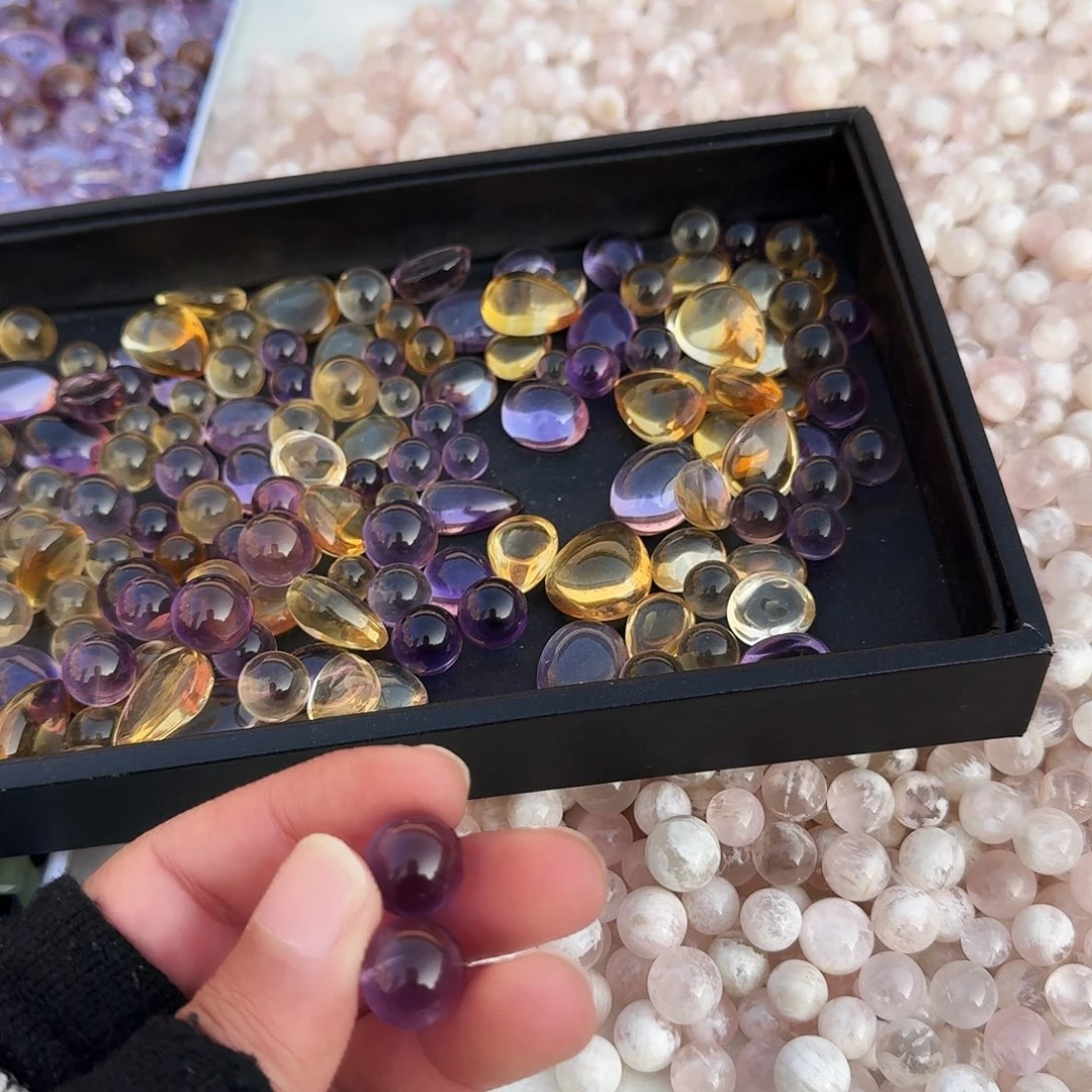 水晶紫水晶单珠未镶嵌T***i