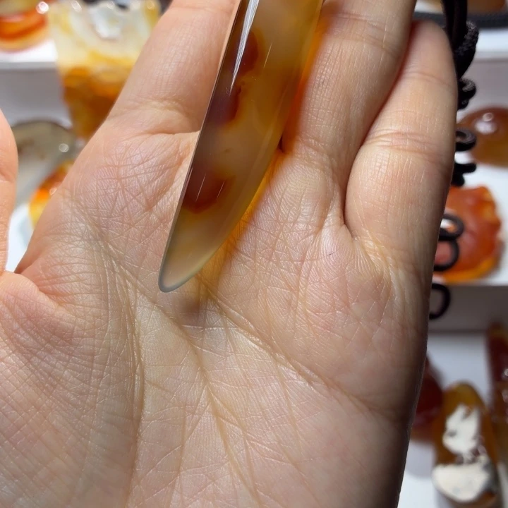 玛瑙/玉髓颈饰合金泥****兜10