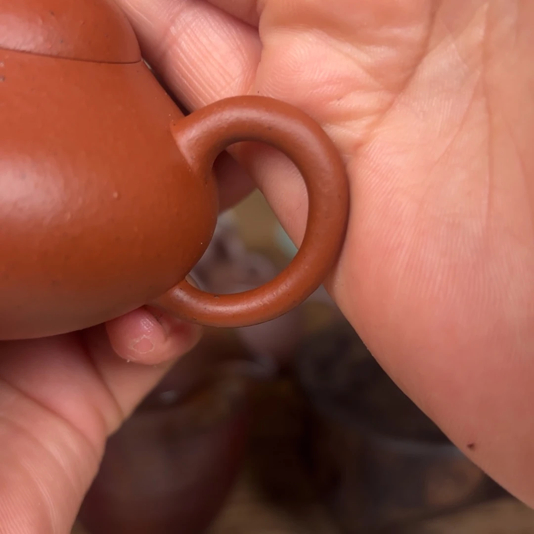 紫砂茶壶小品梨微瑕