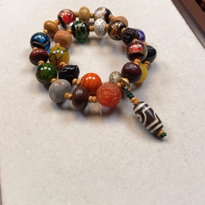 菩提把件未镶嵌十八籽