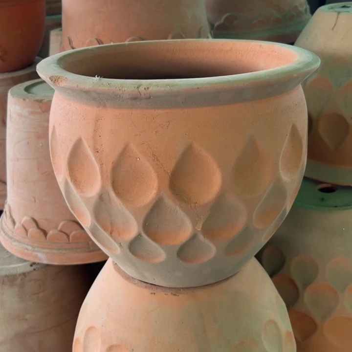 30×26 高温加厚红陶磕碰