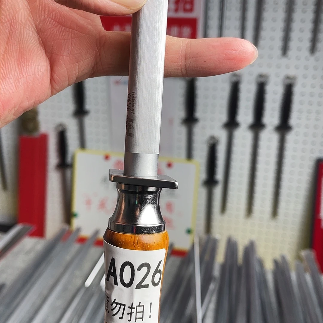 微瑕疵12寸超细纹分体式花梨木手柄——26