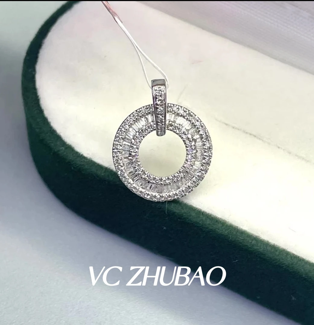 【VC珠宝】重金大甜甜圈吊坠（不含链）精致出圈的时尚密码 ZSDZ01751