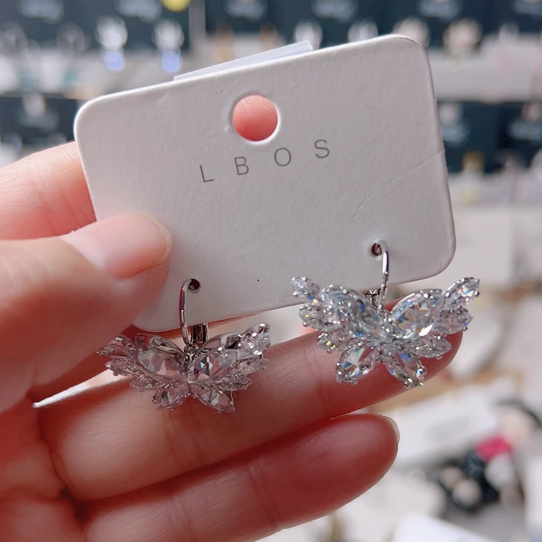 琉璃纯铜合金耳环是