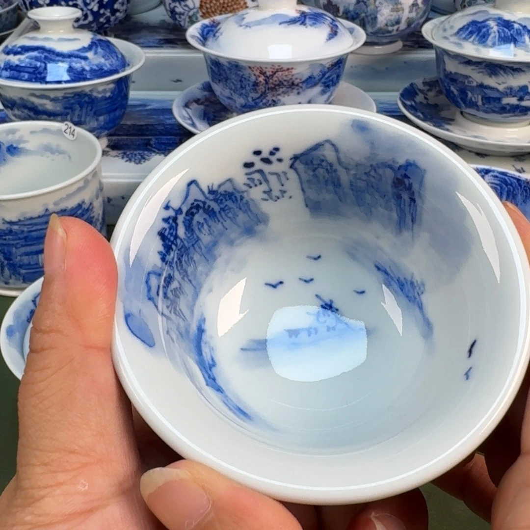 景德镇纯手绘茶具圆圆224