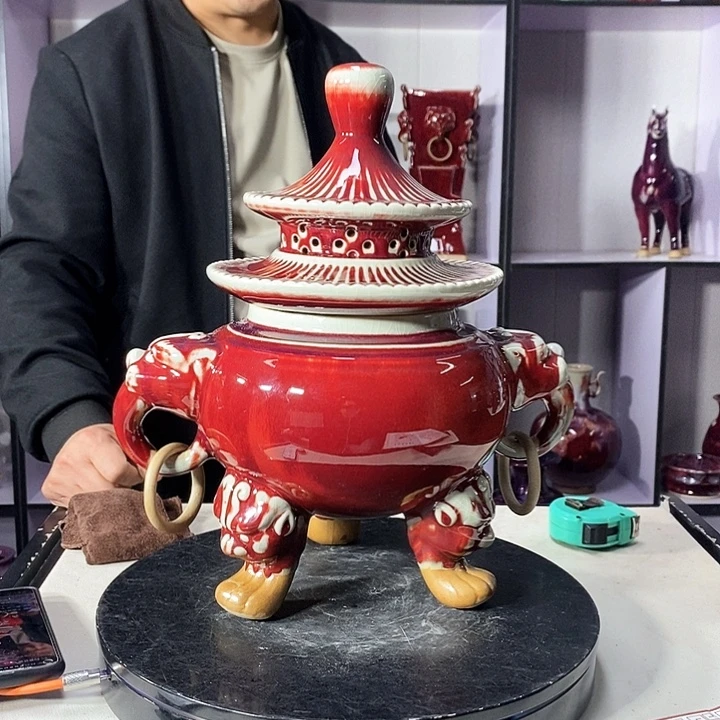 瓷片中国神垕精品钧瓷