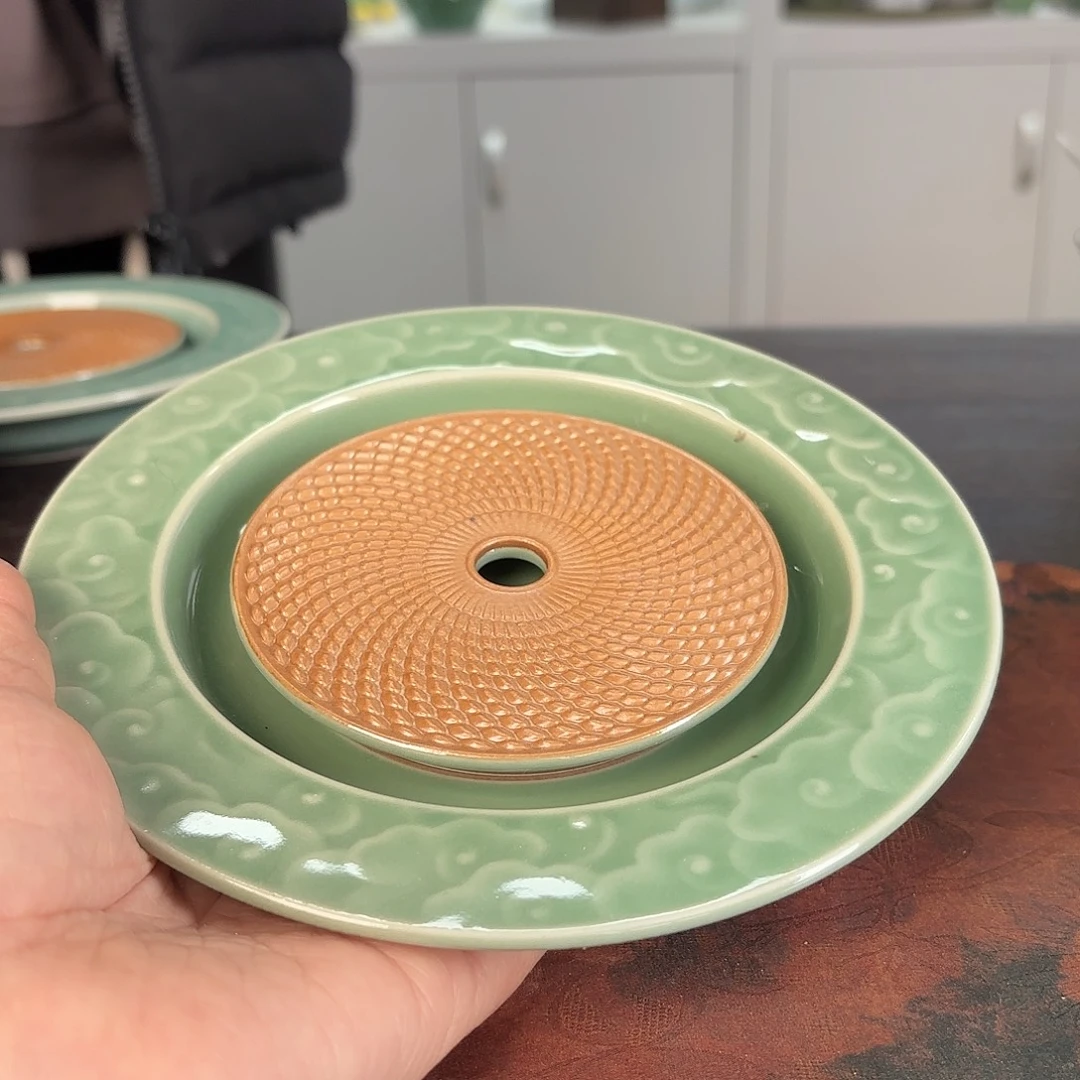 龙泉云间青瓷小米茶器