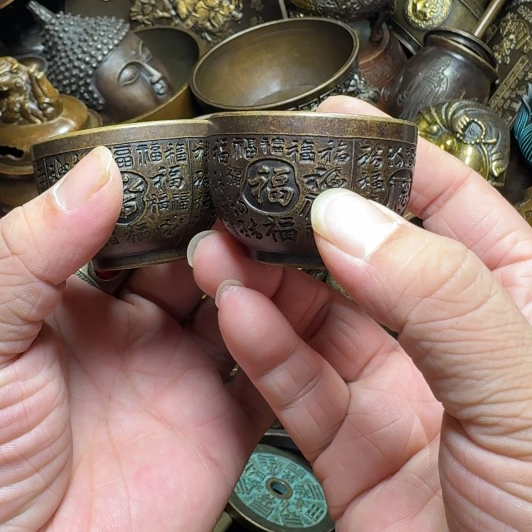 铜器摆件收收藏藏