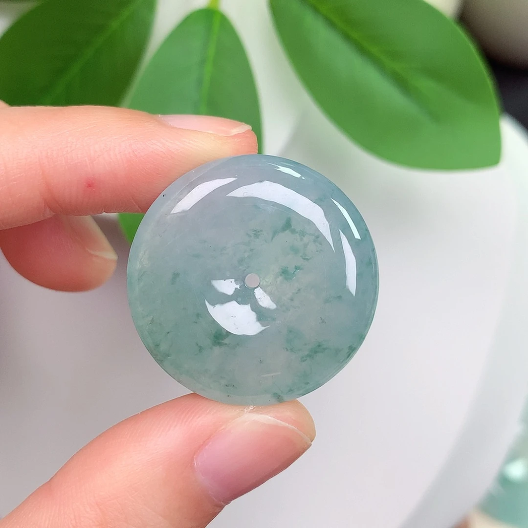 颈饰未镶嵌翡翠平安扣 26.8/5.8mm