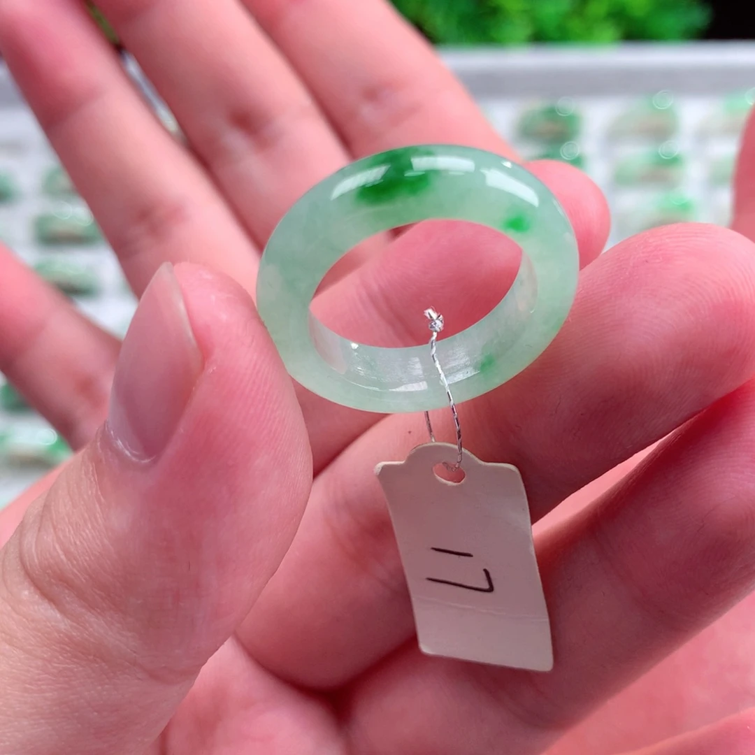 未镶嵌戒指翡翠天然