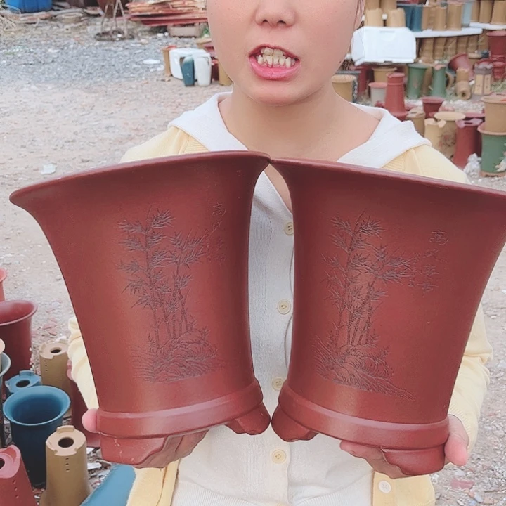 紫砂花盆宜兴紫砂精品花盆