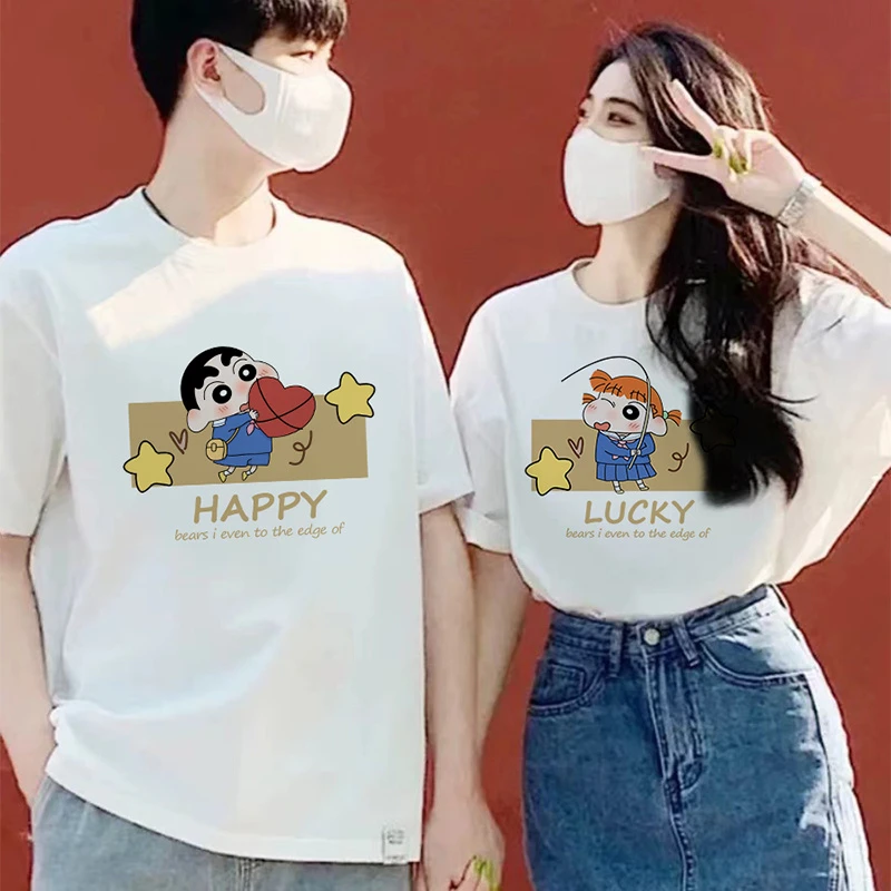 特别不一样2025新款超火情侣装短袖t恤小众纯棉高级感夏季上衣装