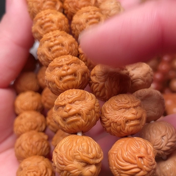 猴头核桃手串承*黑